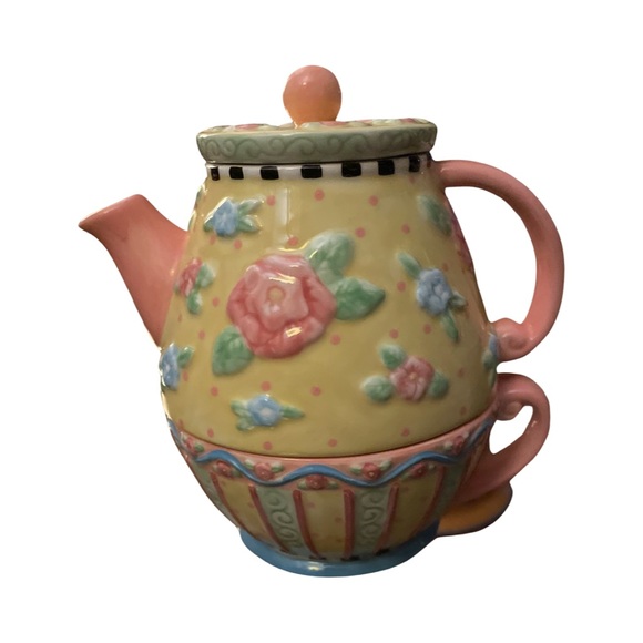 Mary Engelbreit Tea for One 2000 ME Ink Michel & Company - NIB - Picture 7 of 13